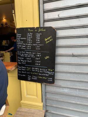 Menu  at Crêperie le goéland d'Aligre in Paris