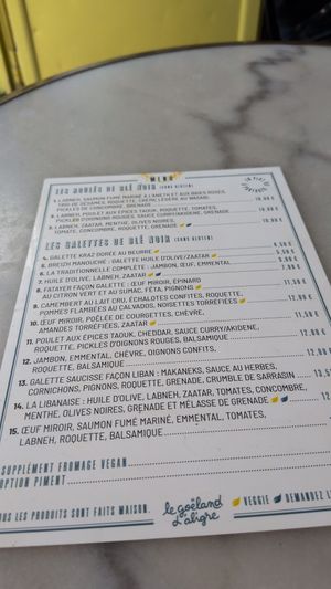  at Crêperie le goéland d'Aligre in Paris