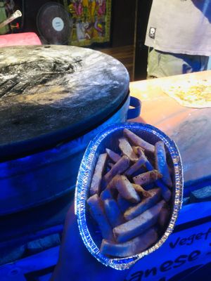 Fries at Habibi Lebanese Sensation in Vagator