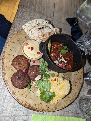 Moroccan falafel at Ego Mediterranean in Sheffield