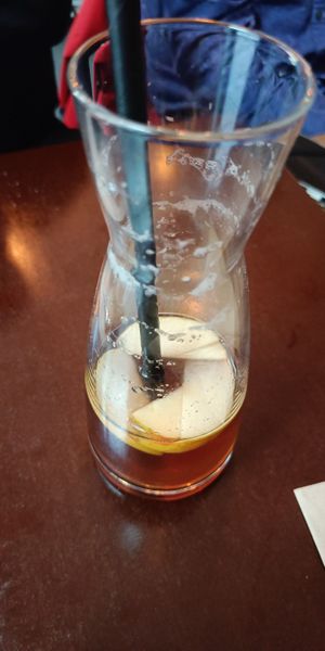 Iced tea, amazing! at Das Suess'Kind Veganery in Vienna