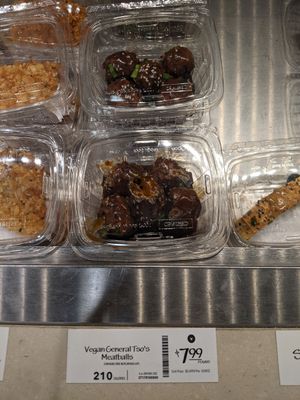 Vegan meatballs made in-house at Whole Foods Market - Tenaya in Las Vegas