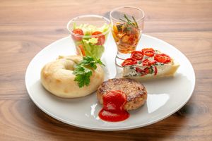 Set at Kamogawa Bakery - Kamigyo in Kyoto