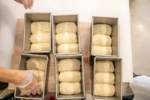 White Bread Dough at Kamogawa Bakery - Kamigyo in Kyoto