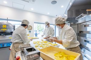 Vegan Curry Bagel at Kamogawa Bakery - Kamigyo in Kyoto
