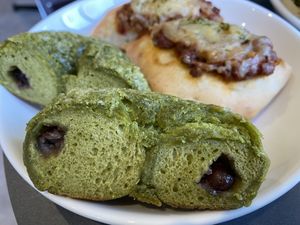 Matcha at Kamogawa Bakery - Kamigyo in Kyoto