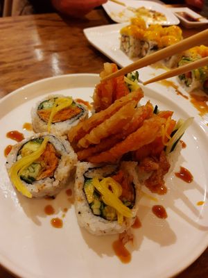 Sweet Potato Special Roll at Tenon Vegan Sushi in Toronto