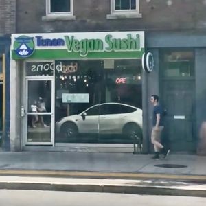 Storefront  at Tenon Vegan Sushi in Toronto