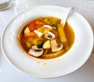 Tom Yum at Tenon Vegan Sushi in Toronto
