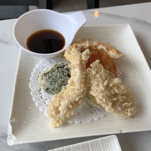 JA6 Soy Shrimp Tempura  at Tenon Vegan Sushi in Toronto