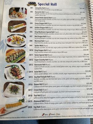   at Tenon Vegan Sushi in Toronto