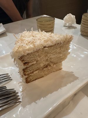 Coconut cream cake   at Tenon Vegan Sushi in Toronto