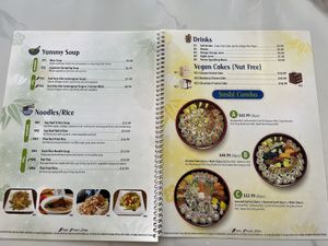 Menu  at Tenon Vegan Sushi in Toronto