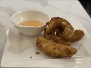 Oh these shrimps 🍤 were incredible   at Tenon Vegan Sushi in Toronto