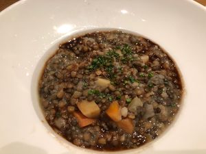 Lentils’ stew  at Xaver's in Munich