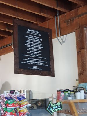 Menu  at Ben & Esther's Vegan Jewish Deli in Portland