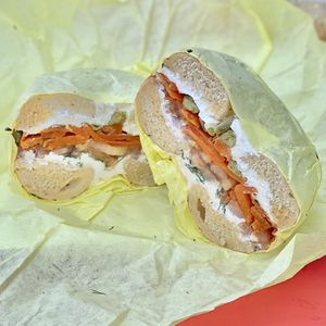Vegan Lox at Ben & Esther's Vegan Jewish Deli in Portland