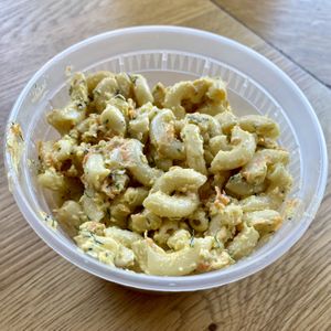 Mac Salad at Ben & Esther's Vegan Jewish Deli in Portland