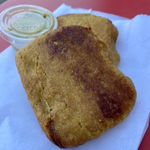 Knish at Ben & Esther's Vegan Jewish Deli in Portland