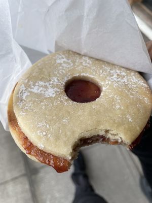 Raspberry Jammer   at Ben & Esther's Vegan Jewish Deli in Portland