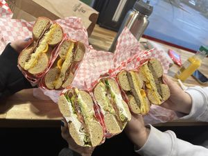 Sandwiches #Veganuary at Ben & Esther's Vegan Jewish Deli in Portland