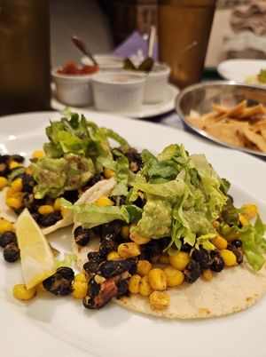 black bean and corn at El Mirasol in Niigata