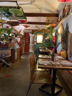 Nice decor  at Jackey Jackey Herbs and Spices in Cooktown