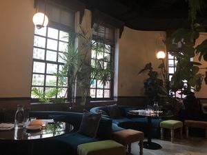 Seating is upstairs  at lab33 Restaurant & Bar 叁食山 - Sān Shí Shān in Taipei