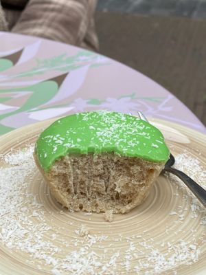 not so pink cake   at Bagels & Beans in Leiden