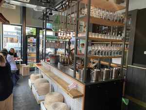 Cool bar setting  at Servus Habibi in Munich