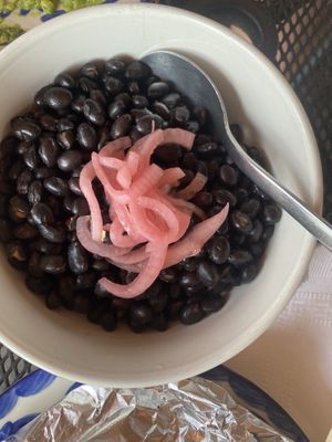 Black beans  at Como in Truckee