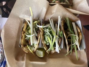 Mushroom tacos  at Como in Truckee