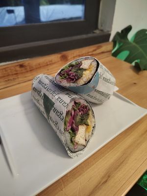 Sushirrito at Japa Vegana in Sao Paulo