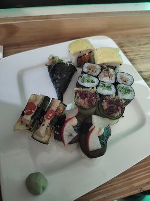 Combinado especial at Japa Vegana in Sao Paulo