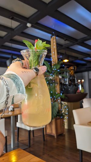 homemade limeade at Zamui in Baden Baden