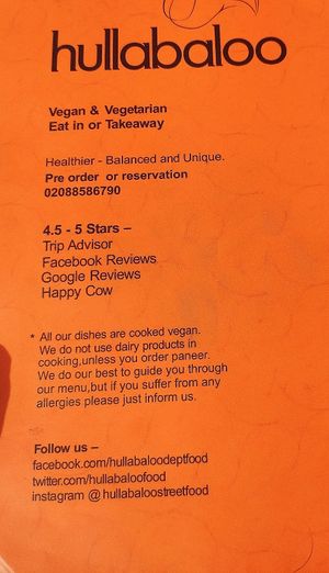 Information at Hullabaloo - Greenwich in South East London