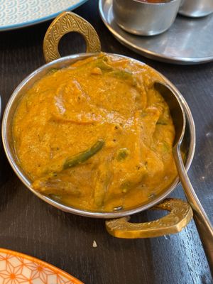 Veg tikka masala at Hullabaloo - Greenwich in South East London