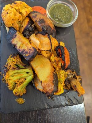 Vegetables at Hullabaloo - Greenwich in South East London