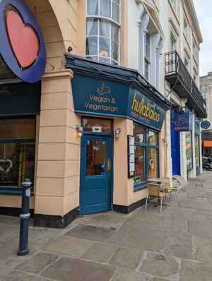 Outside at Hullabaloo - Greenwich in South East London