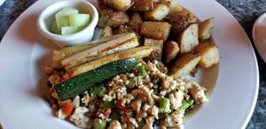 Tofu scramble at Breakfast Bistro in Regina