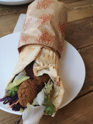 Wrap falafel at Veggie Bros - Sanderstr in Wurzburg