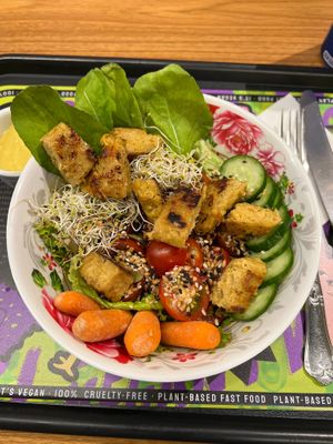 Chicken Salad - It was OK at It's Vegan in Sao Paulo