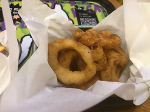 Onion rings   at It's Vegan in Sao Paulo