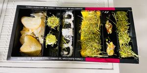 Always a nice presentation at Sôshi Vegan in Rio De Janeiro