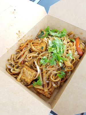 Drunken noodles at V Revolution in Englewood