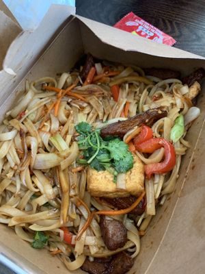 beef noodles   at V Revolution in Englewood