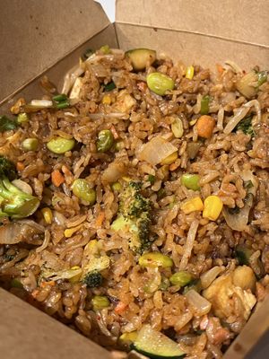 Kimchi fried rice   at V Revolution in Englewood