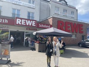 Exterior april 22  at REWE Scholand in Muelheim