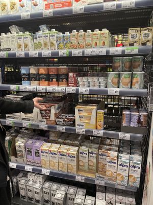 Plant mills  at REWE Scholand in Muelheim