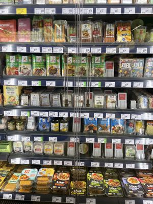 Refrigerated vegan   at REWE Scholand in Muelheim